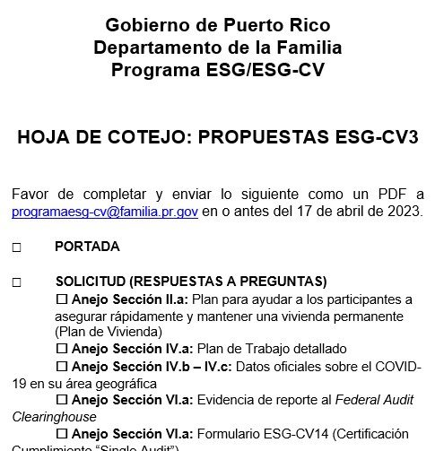 ESG-CV 3 NOFO v.4.2023 - Solicitud ESG-CV3-SS